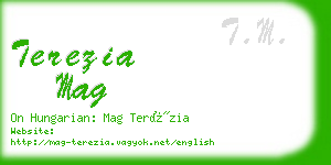 terezia mag business card